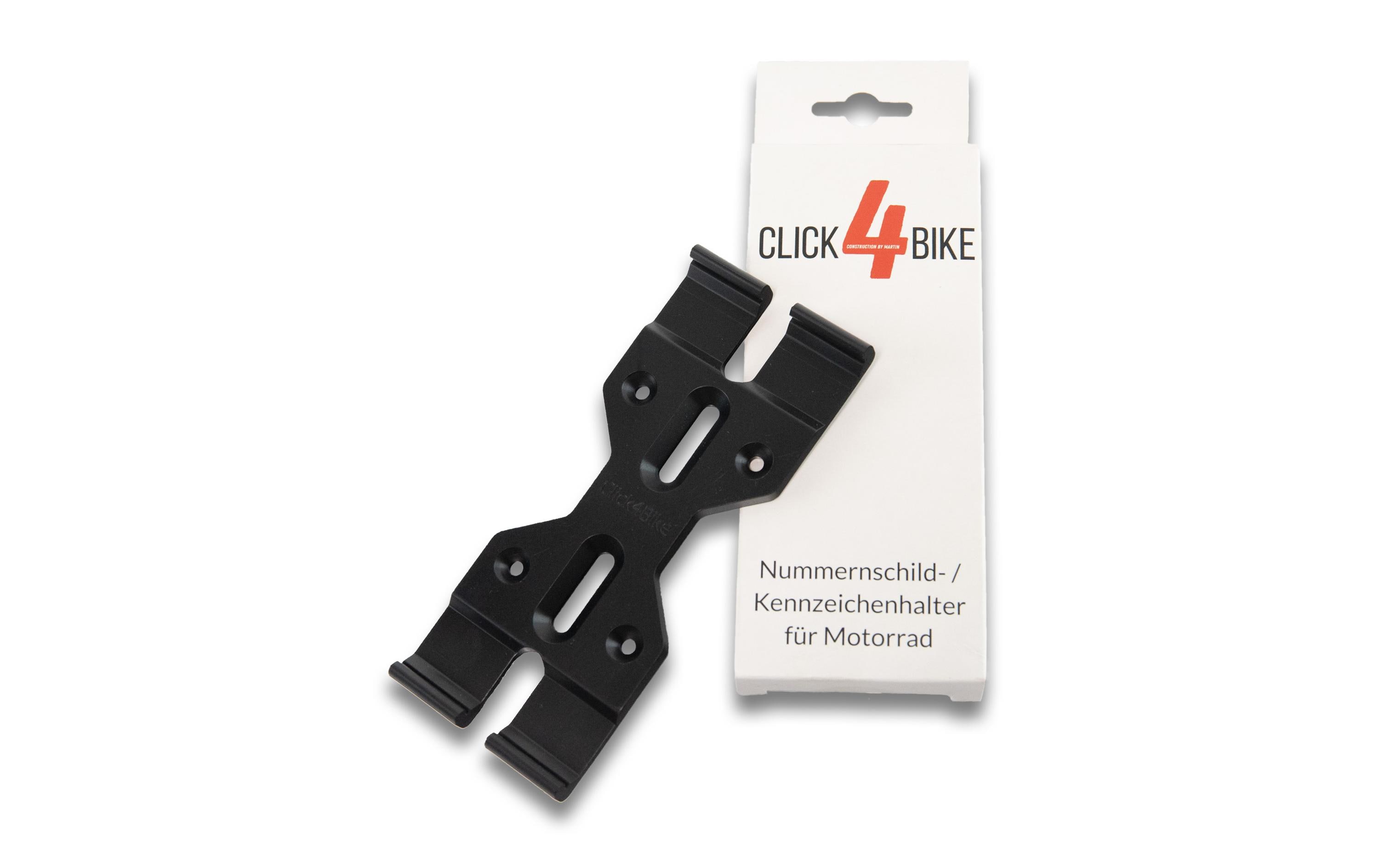 21CARS Kennzeichenhalter Klick Motorrad, Schwarz 21CARS Kennzeichenhalter Klick Motorrad, Schwarz