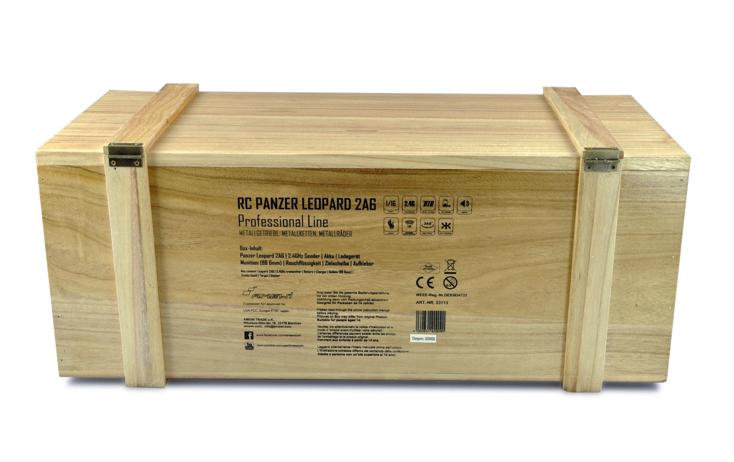 Amewi Leopard 2A6, Professional Line, 7.0, 1:16, RTR