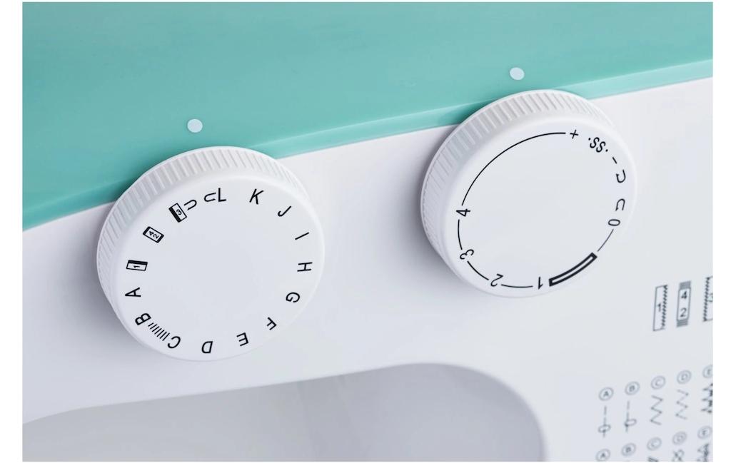 Medion Nähmaschine Life SM60 Weiss/Türkis