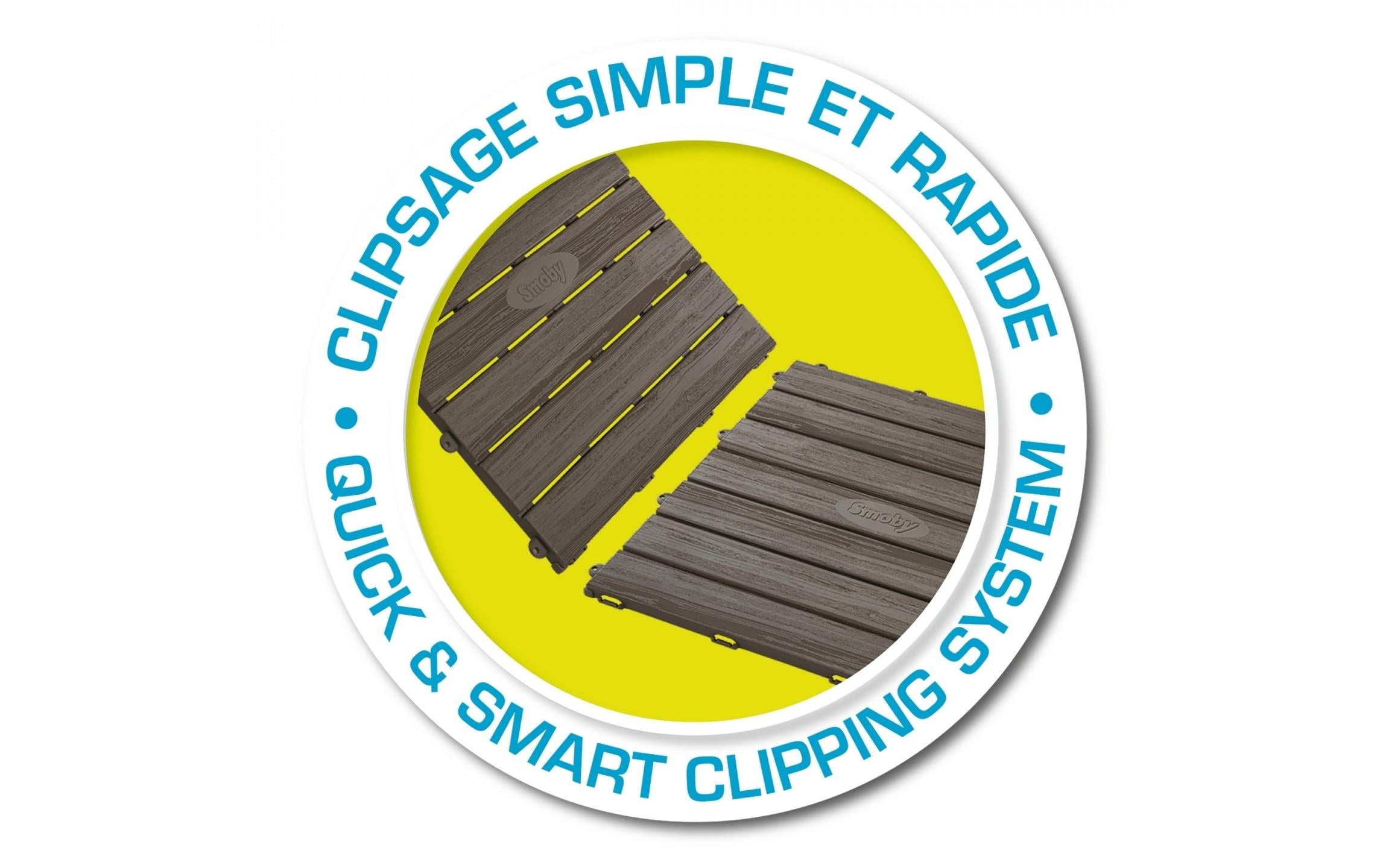 Smoby Zubehör Spielhaus Bodenplatten-Set mit Klicksystem