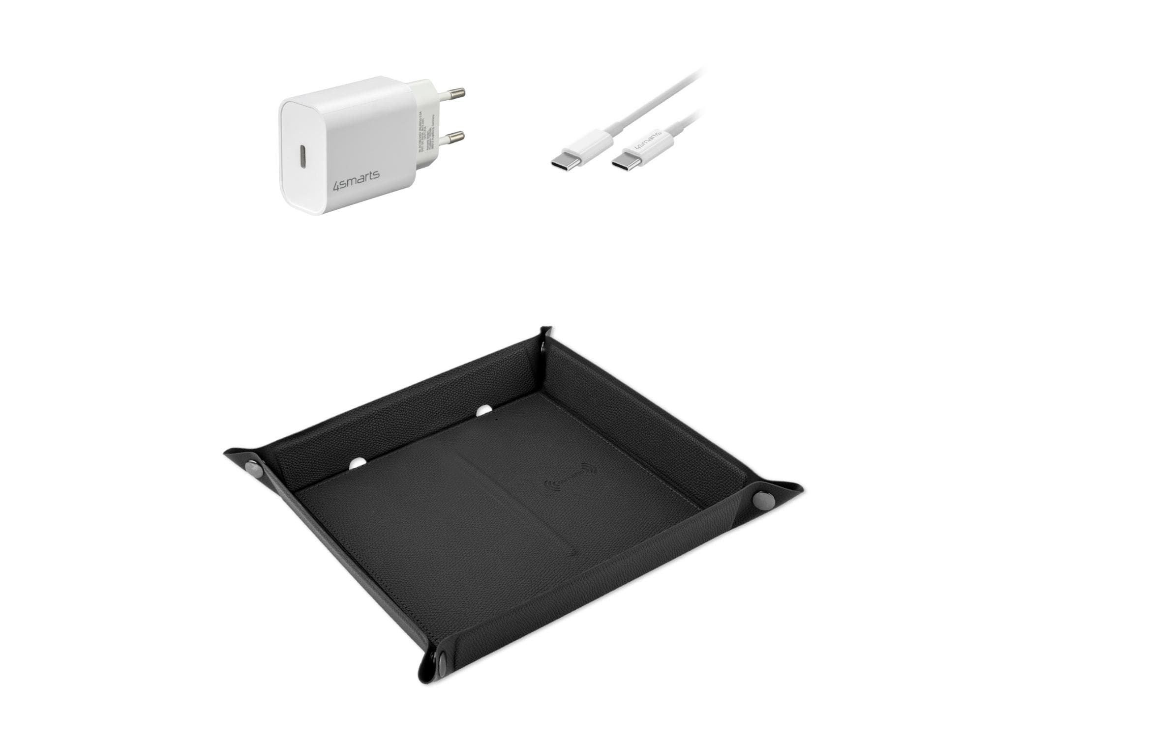 4smarts Ladestation Smarttray Schwarz
