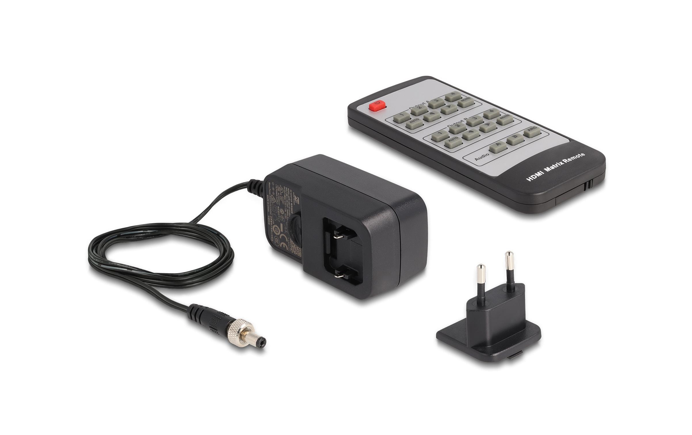 Delock Matrix Switcher HDMI 4K 60Hz mit Audio Extraktor
