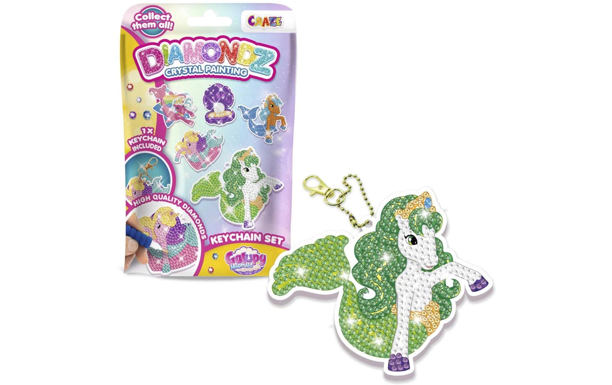 Craze Diamondz Keychain Set Galupy Mermaid Craze Diamondz Keychain Set Galupy Mermaid