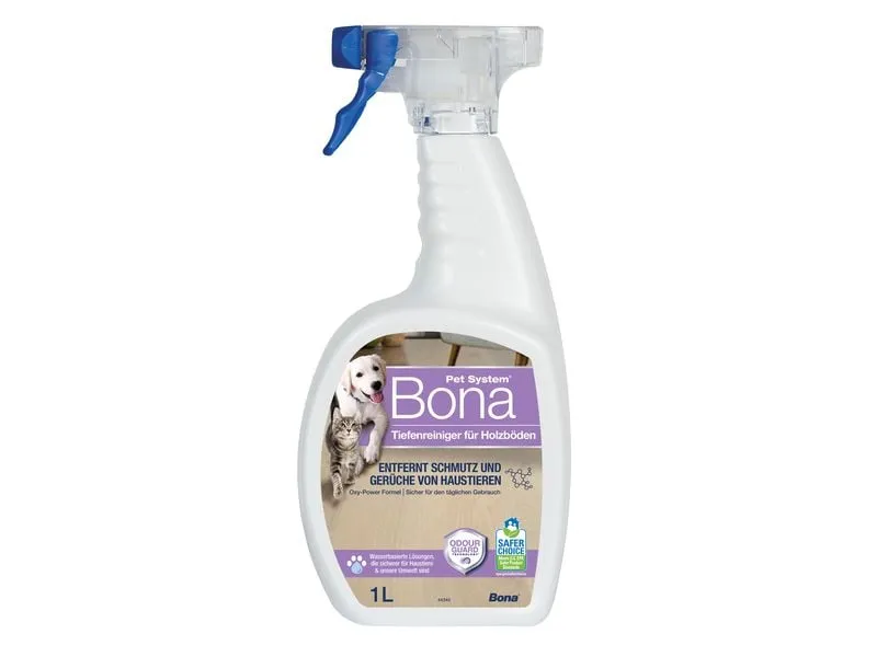 Bona Bodenreiniger Pet System für Holzböden, 1 l, 1 Stück