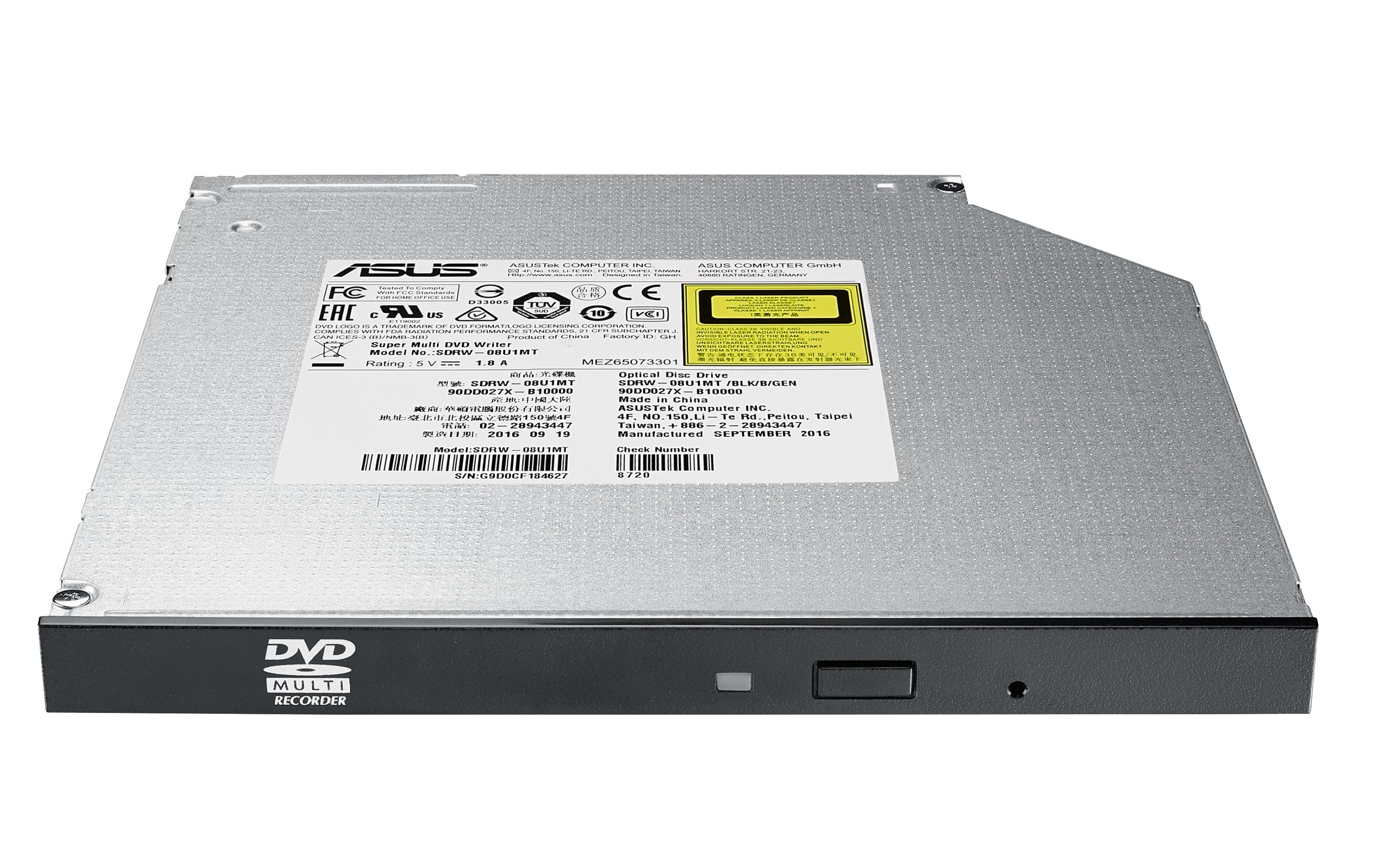 ASUS DVD-Brenner SDRW-08U1MT Ultra-Slim ASUS DVD-Brenner SDRW-08U1MT Ultra-Slim