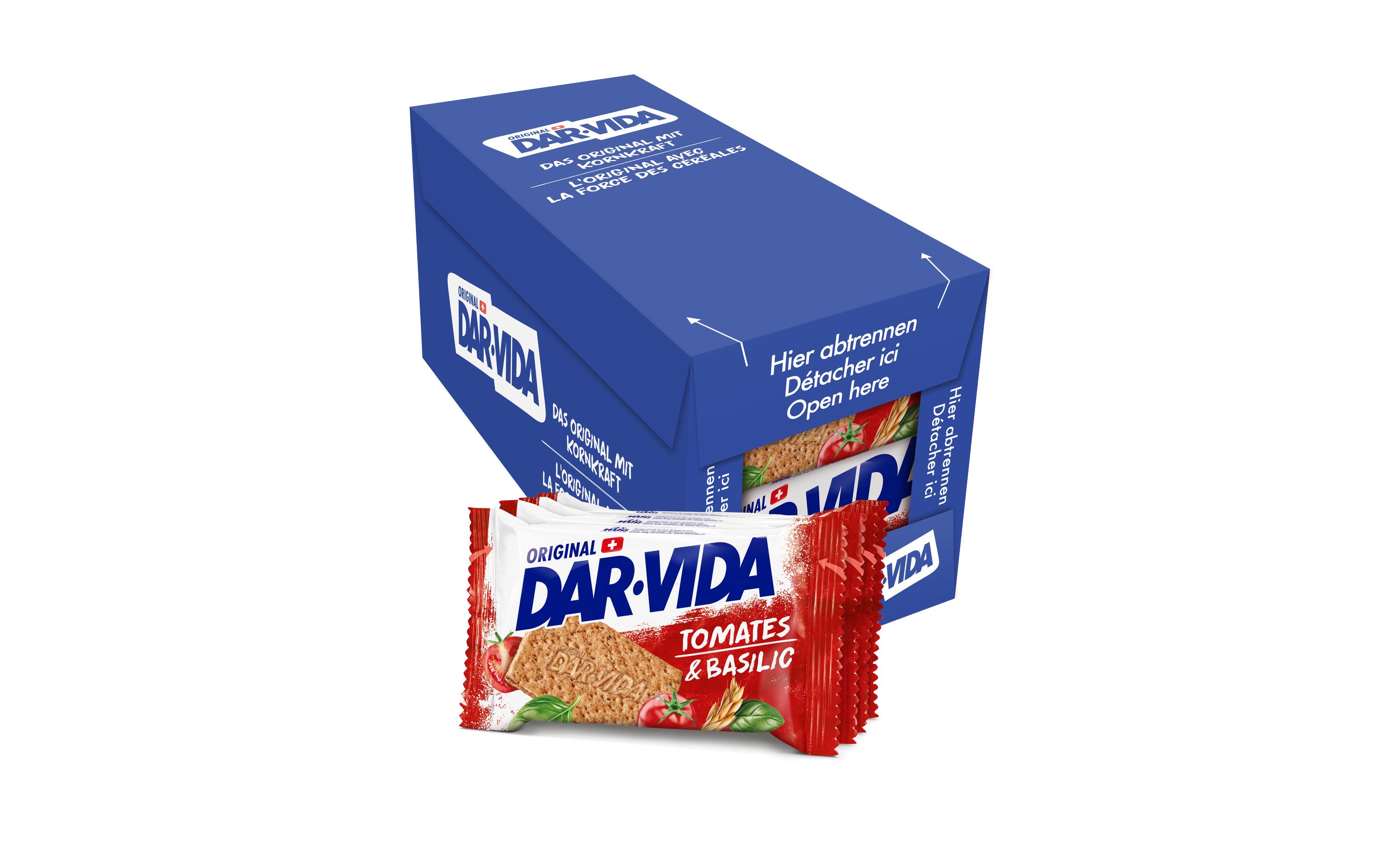 DAR-VIDA Snack extra fin Tomaten & Basilikum 10 x 184 g