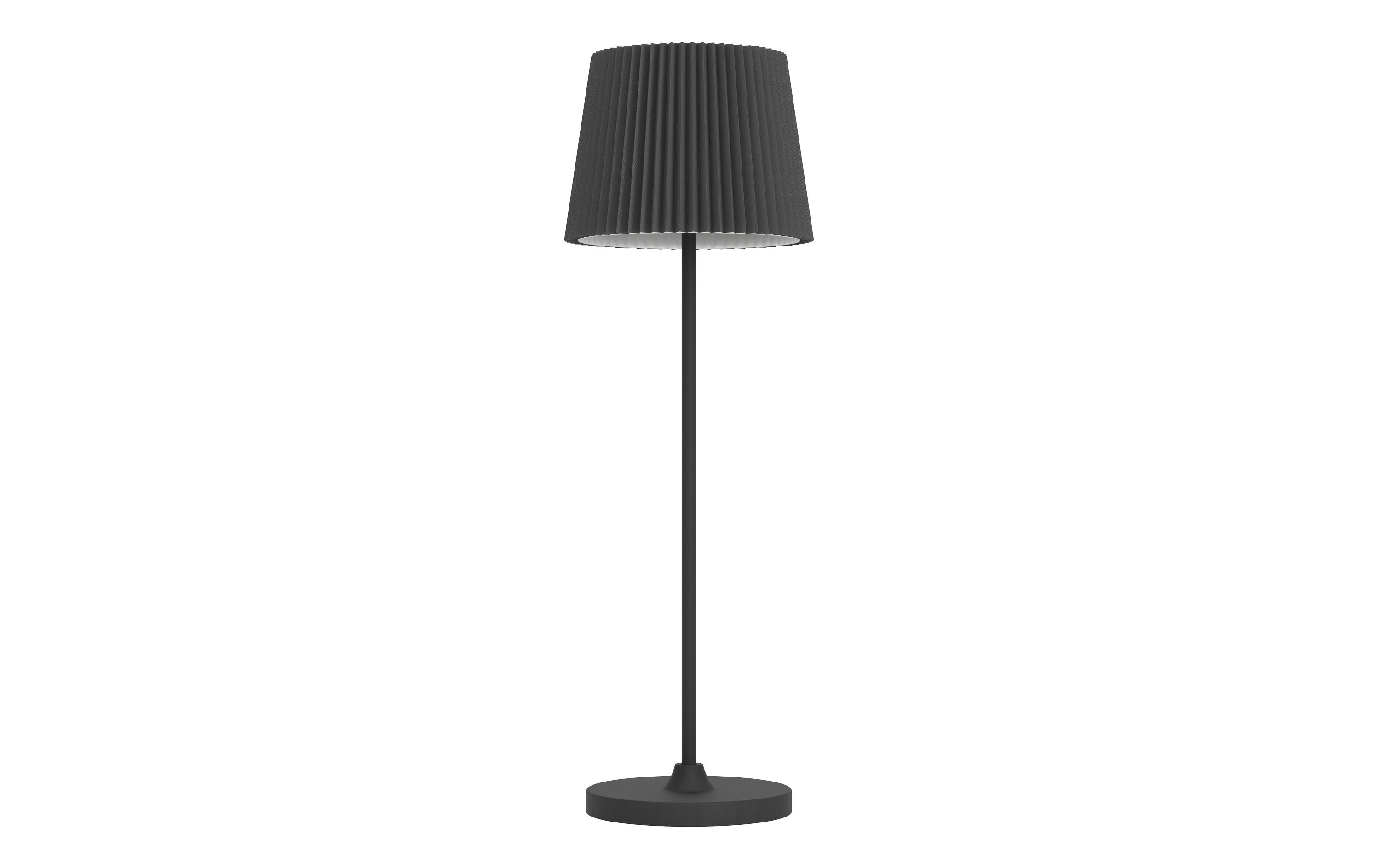 EGLO Leuchten Tischleuchte Leonero Akku H:370 LED-CCT Touch Schwarz