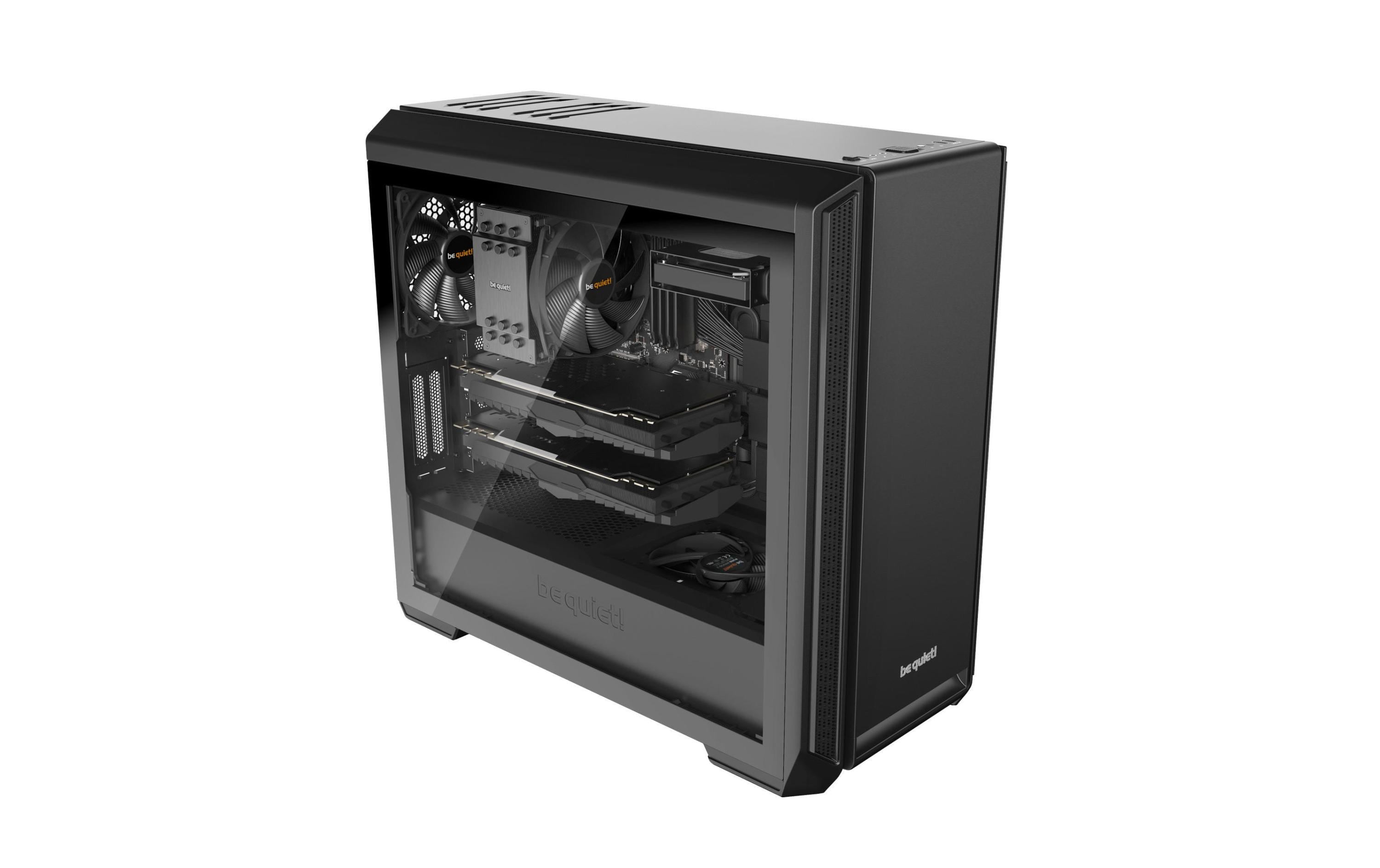 be quiet! PC-Gehäuse Silent Base 601 Schwarz Fenster