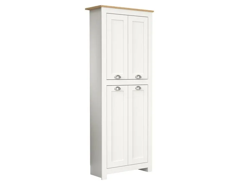 VCM Badezimmerregal Balusa 42 x 180 cm, Braun/Weiss VCM Badezimmerregal Balusa 42 x 180 cm, Braun/Weiss