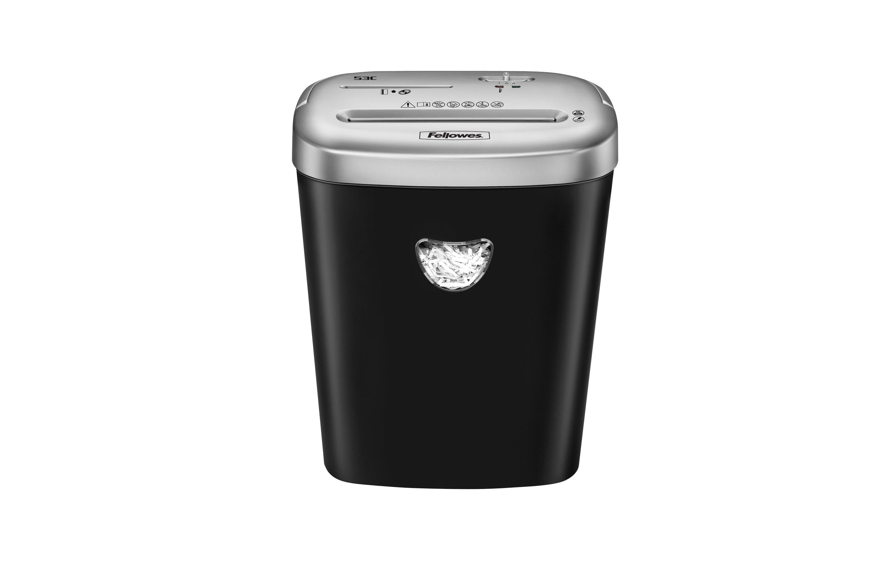Fellowes Aktenvernichter Powershred 53C, P-4, 10 Seiten