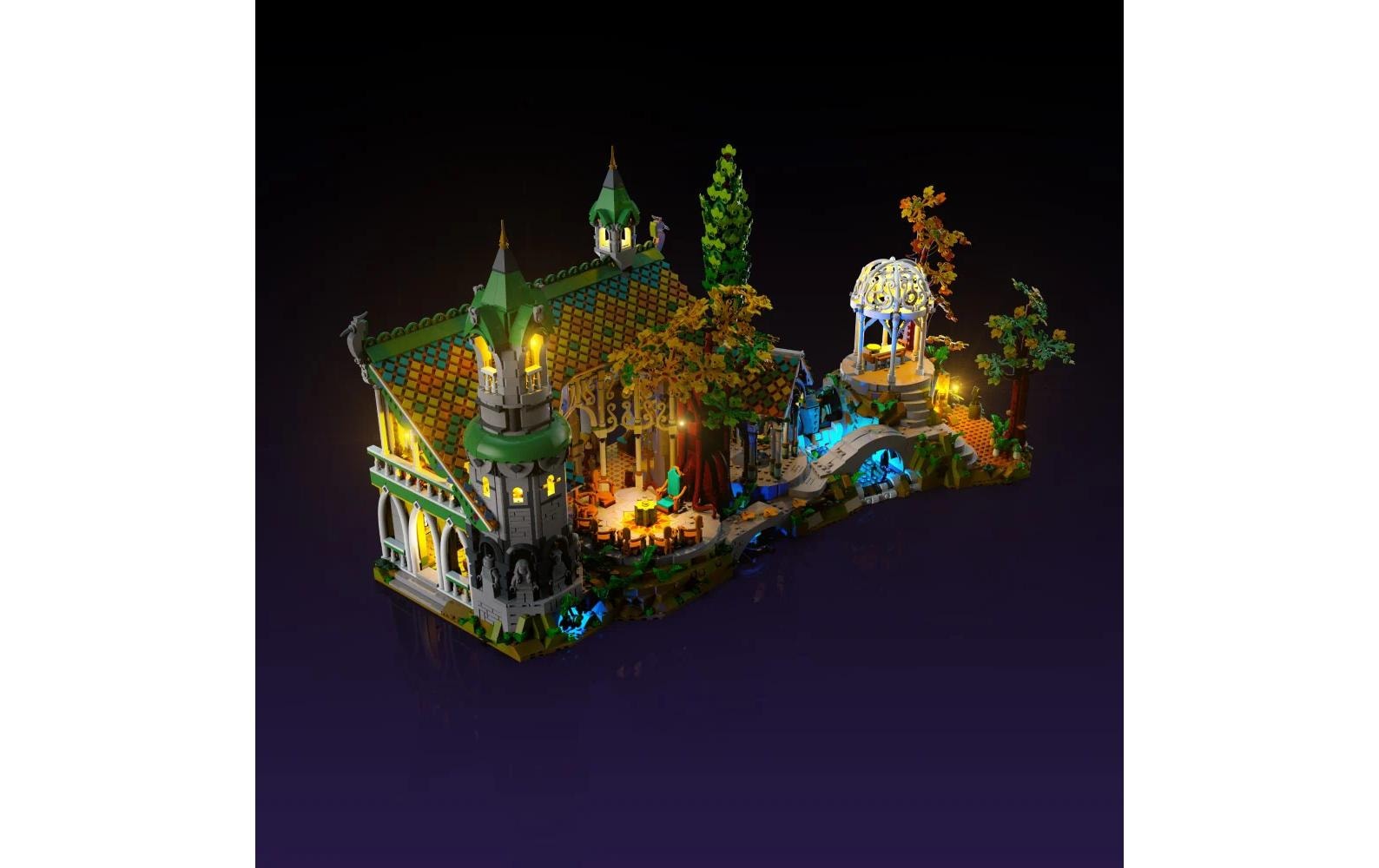 Light My Bricks LED-Licht-Set für LEGO® Der Herr der Ringe Bruchtal 10316