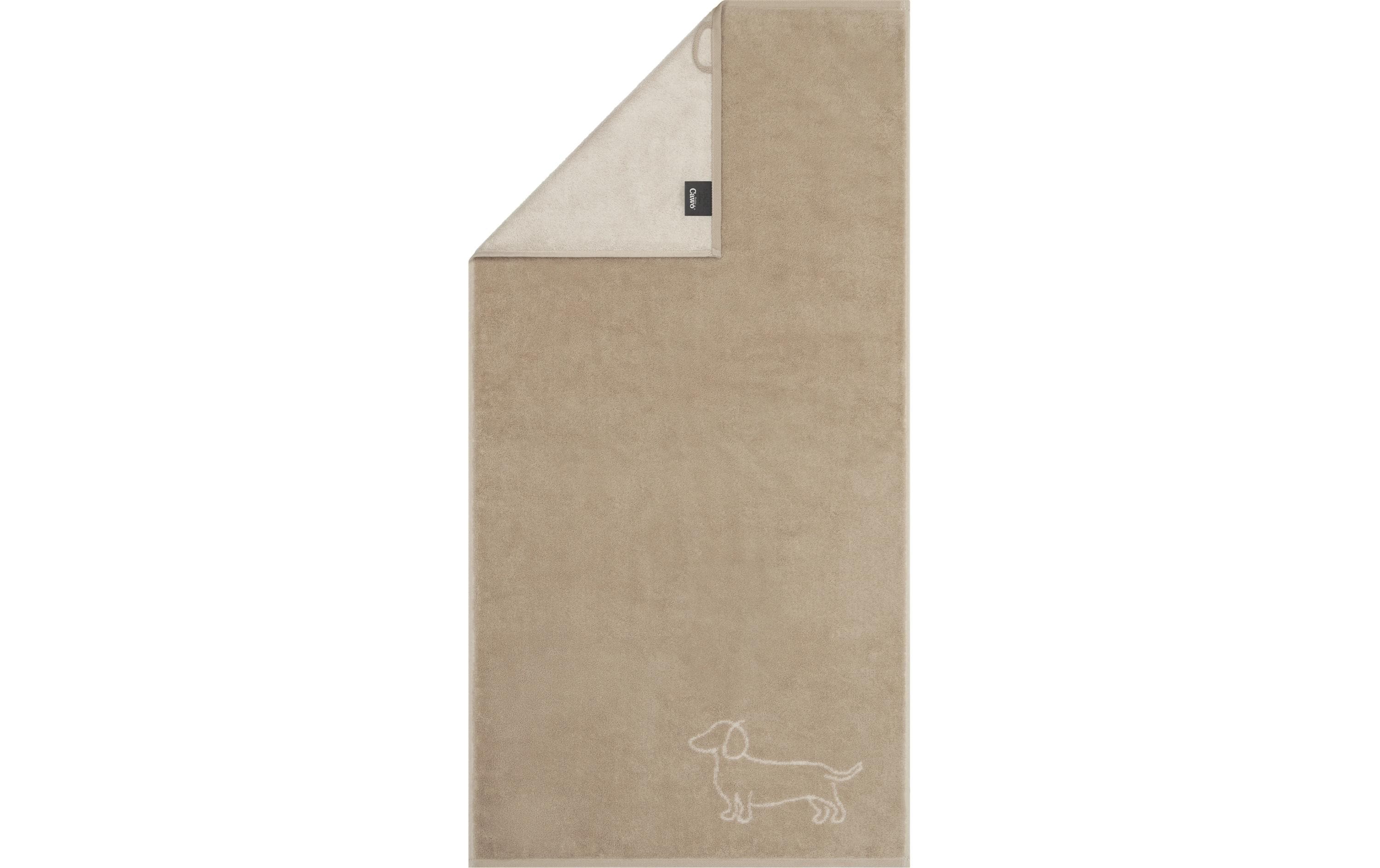 Cawö Duschtuch We Love Dogs Companion, 80 x 150 cm, Beige