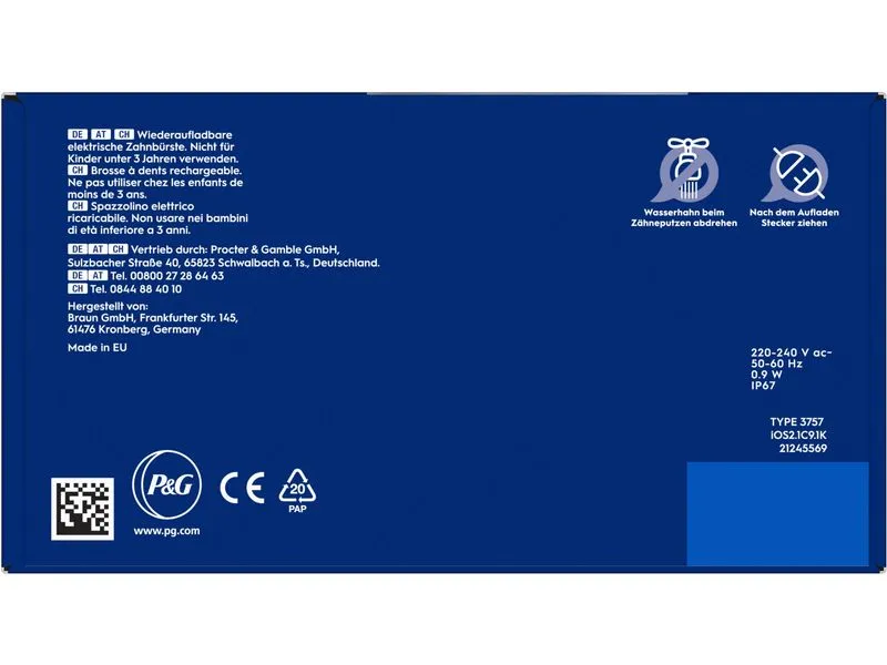 Oral-B Elektrische Zahnbürste iO Series2 Calm Pink Oral-B Elektrische Zahnbürste iO Series2 Calm Pink