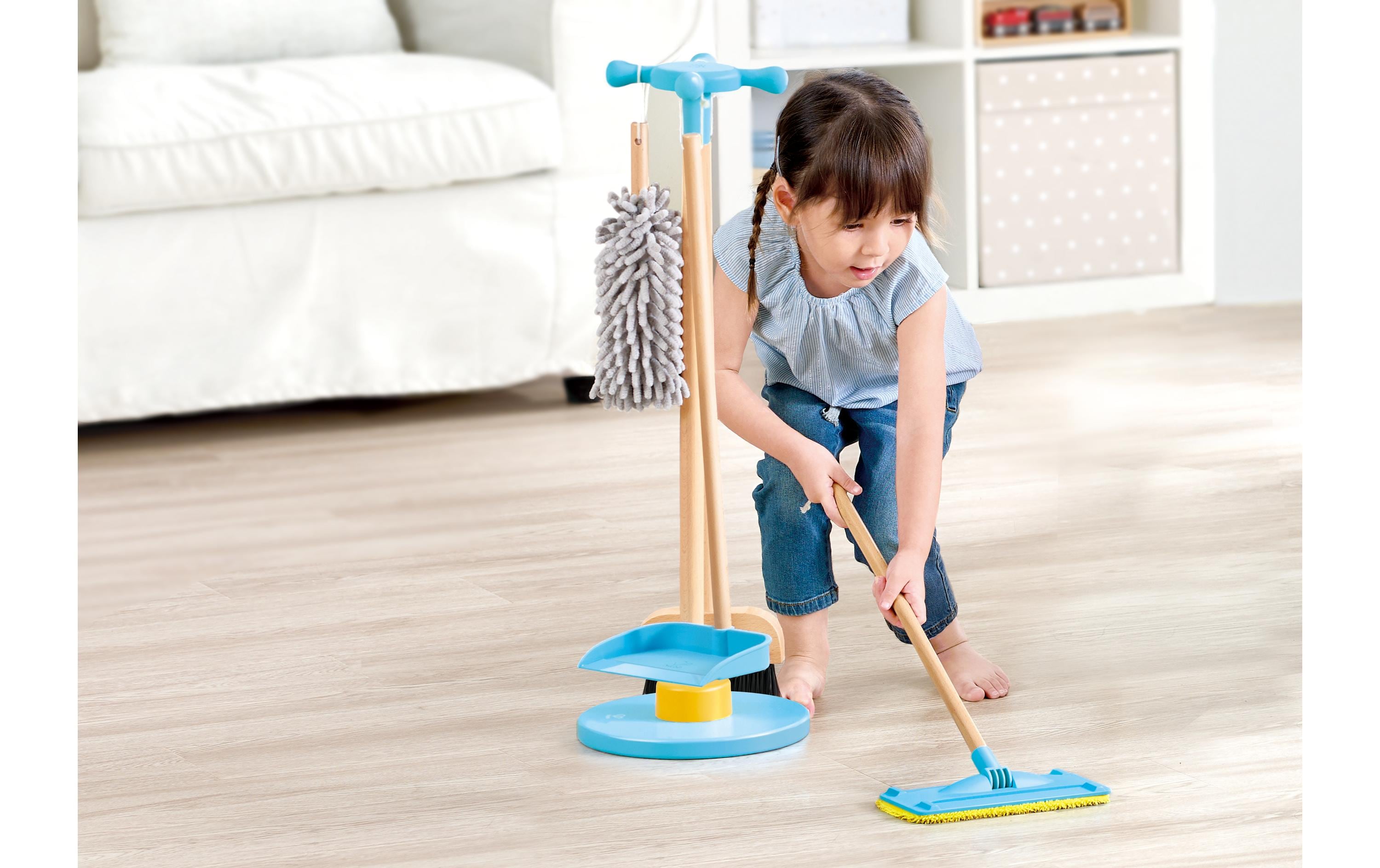 Hape Reinigungs-Spielzeug Clean Up Broom Set