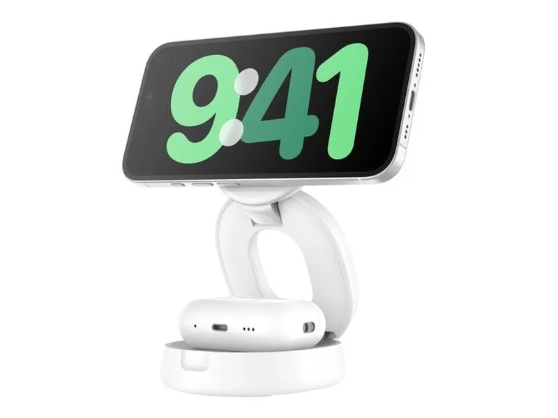 Belkin Wireless Charger BoostCharge 2in1 Weiss Belkin Wireless Charger BoostCharge 2in1 Weiss