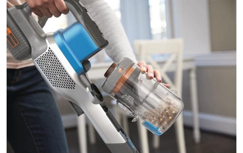 BLACK+DECKER Akku-Hand- und Stielsauger POWERSERIES Extreme Blau/Silber