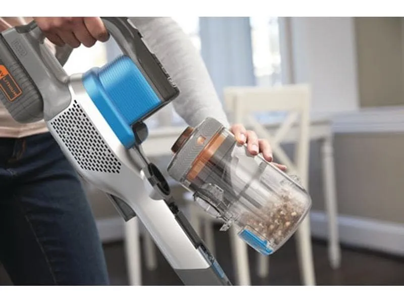 BLACK+DECKER Akku-Hand- und Stielsauger POWERSERIES Extreme Blau/Silber