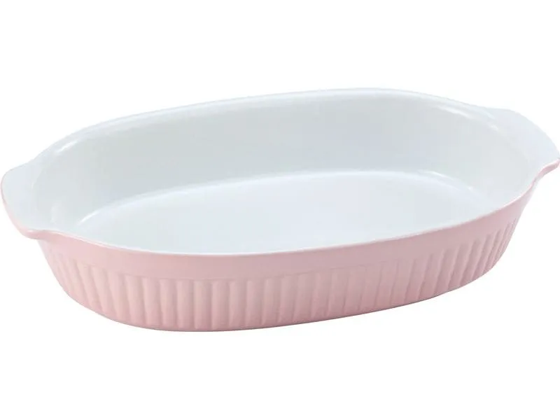 creaTable Auflaufform Oval, Rosé