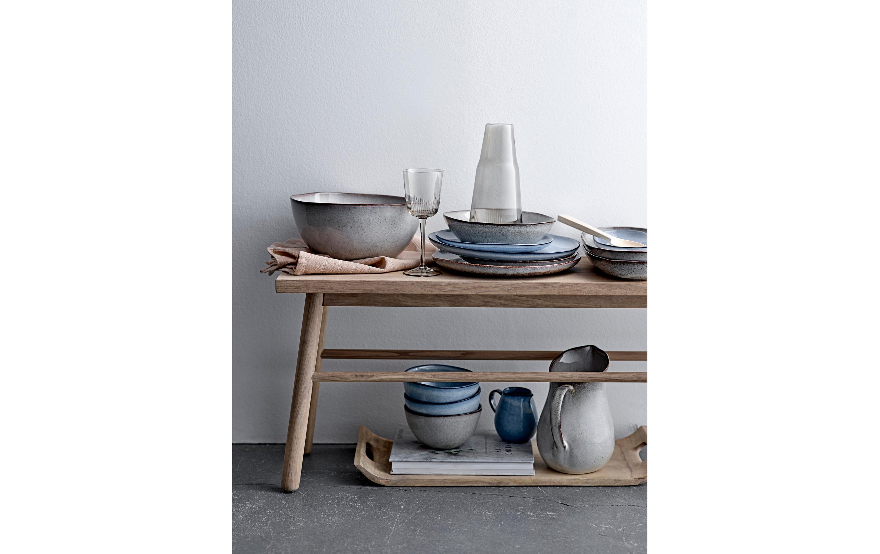 Bloomingville Speiseteller Sandrine 12-teilig, Blau