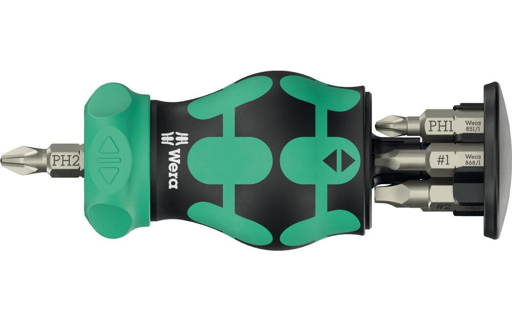 Wera Kraftform Kompakt Stubby Magazin RA 4, 6-teilig Wera Kraftform Kompakt Stubby Magazin RA 4, 6-teilig