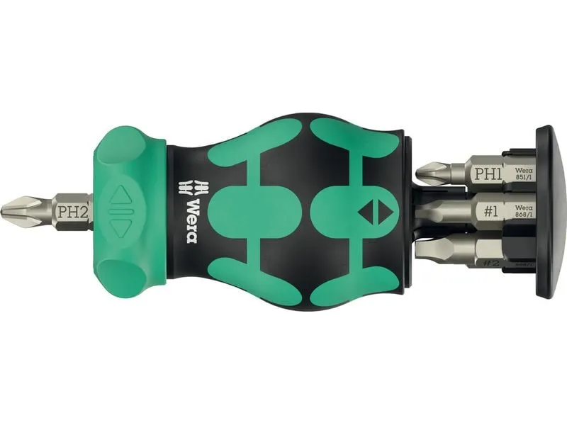Wera Kraftform Kompakt Stubby Magazin RA 4, 6-teilig