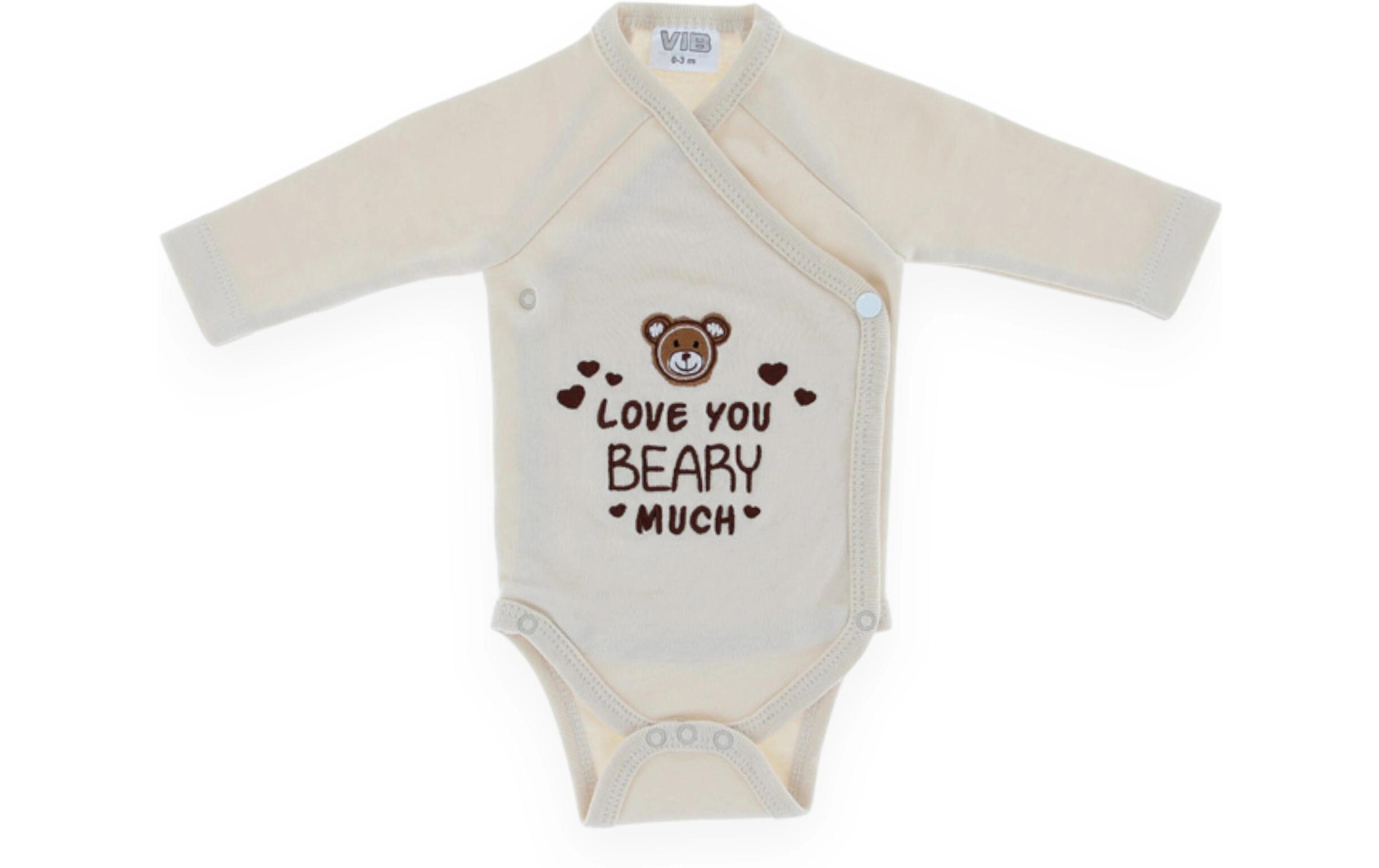 Very Important Baby Body Love you BEARY much Beige
