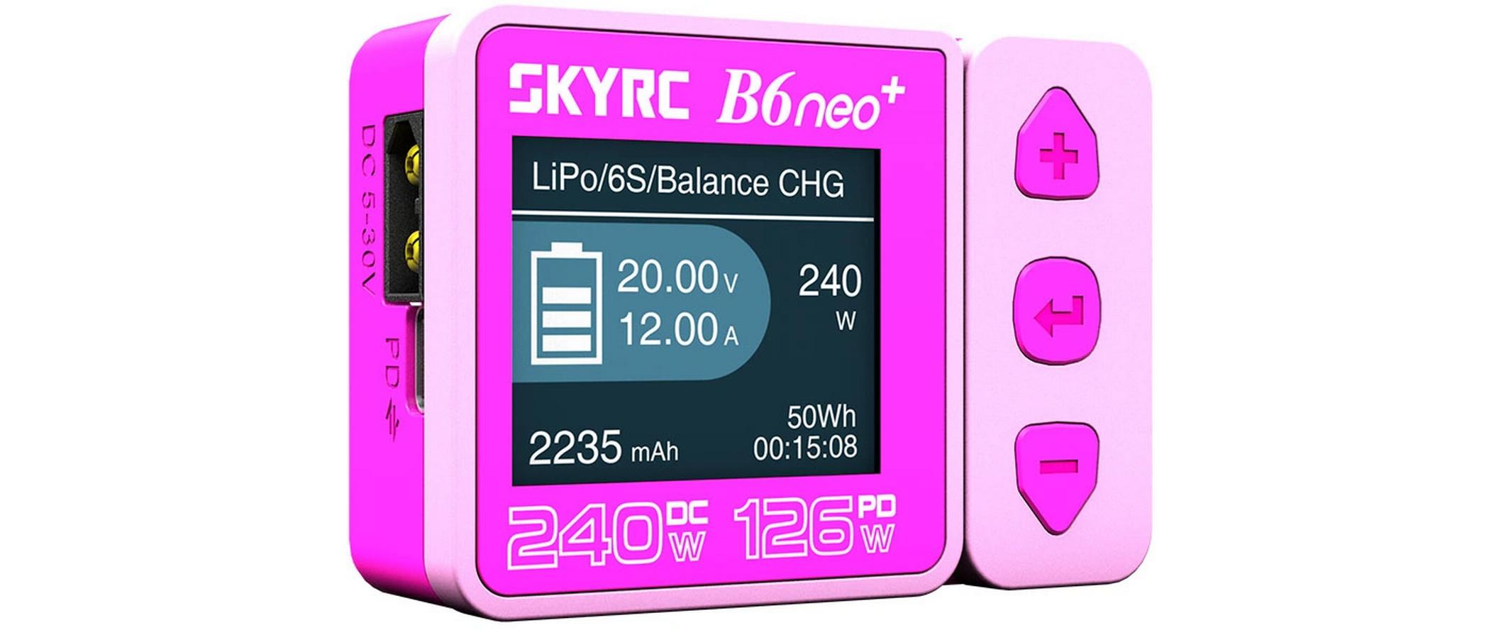 SKYRC Ladegerät B6neo+ 10 A 200 W Pink