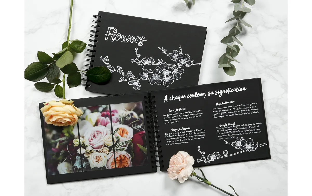 Clairefontaine Notizbuch DIY 21 x 16 cm, Blanko, Schwarz Clairefontaine Notizbuch DIY 21 x 16 cm, Blanko, Schwarz