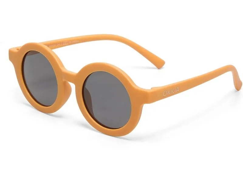 OKKIA Kinder-Sonnenbrille Tondo, 6-10 Jahre Yellow Sunset OKKIA Kinder-Sonnenbrille Tondo, 6-10 Jahre Yellow Sunset