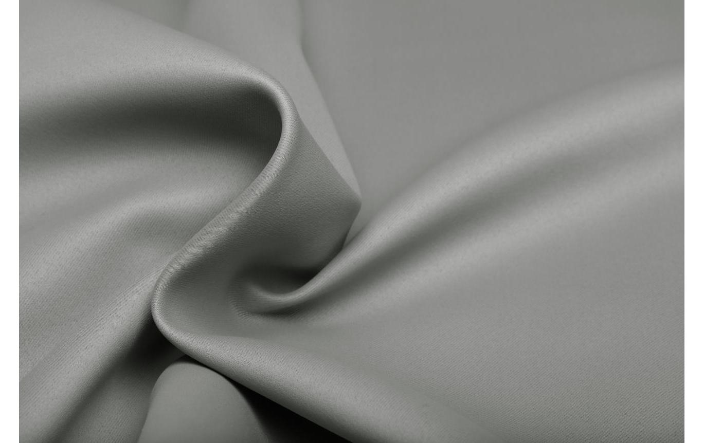 Hubatka Nachtvorhang mit Faltenband Grau 260 cm x 140 cm