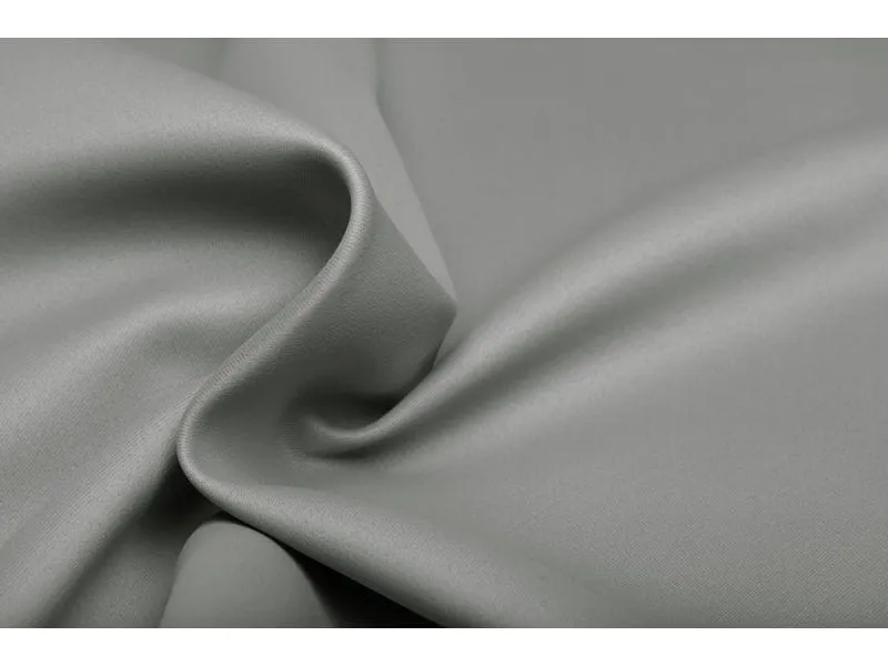 Hubatka Nachtvorhang mit Faltenband Grau 260 cm x 140 cm