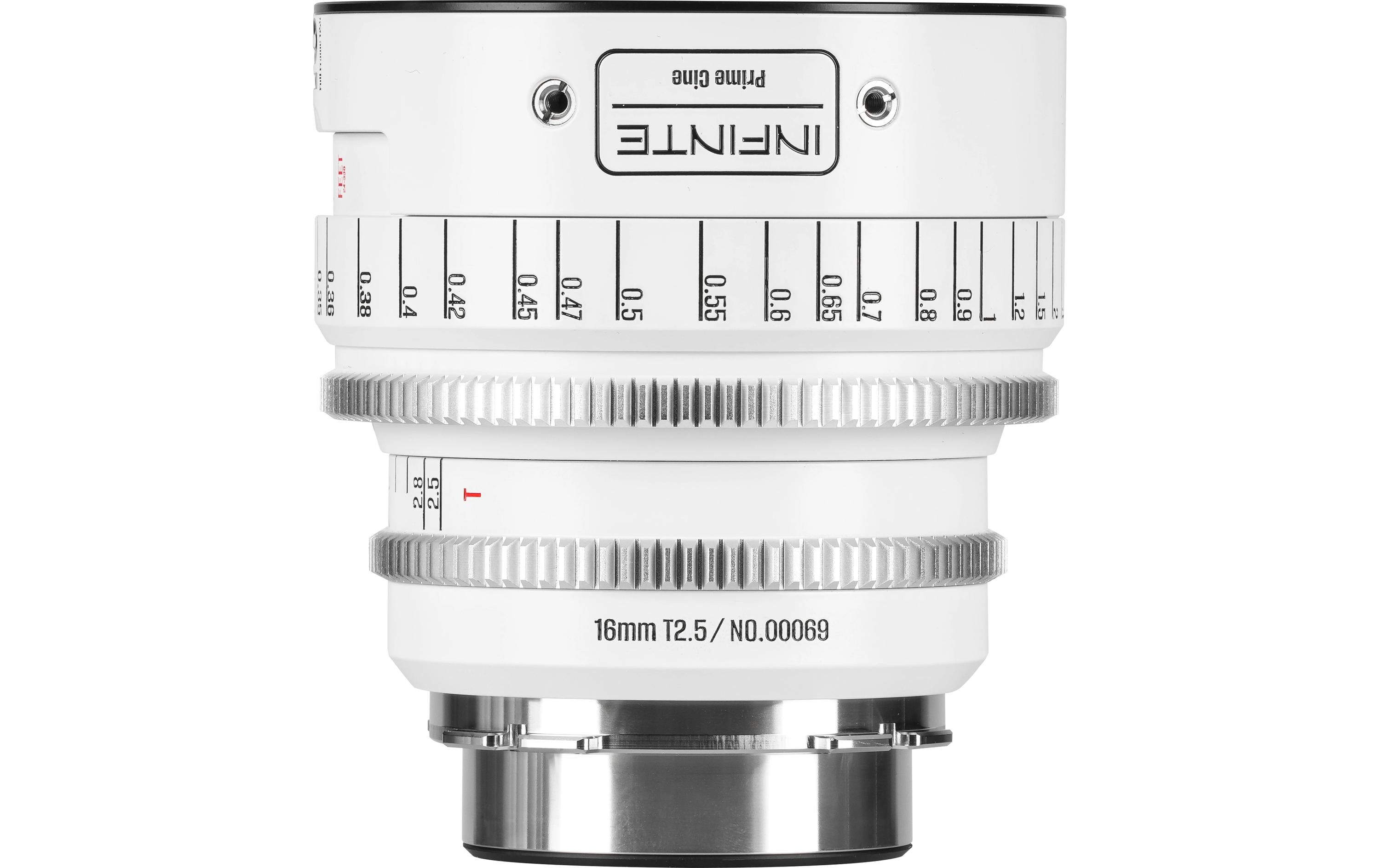 7Artisans Festbrennweite 16mm T/2.5 INFINTE Weiss – Arri PL