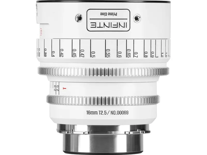 7Artisans Festbrennweite 16mm T/2.5 INFINTE Weiss – Arri PL 7Artisans Festbrennweite 16mm T/2.5 INFINTE Weiss – Arri PL