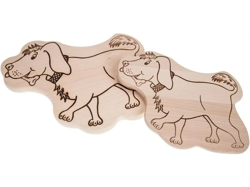 creanorm Schneidebrett FSC Ahorn in Hund Form, 23 x 21 x 1.2 cm creanorm Schneidebrett FSC Ahorn in Hund Form, 23 x 21 x 1.2 cm