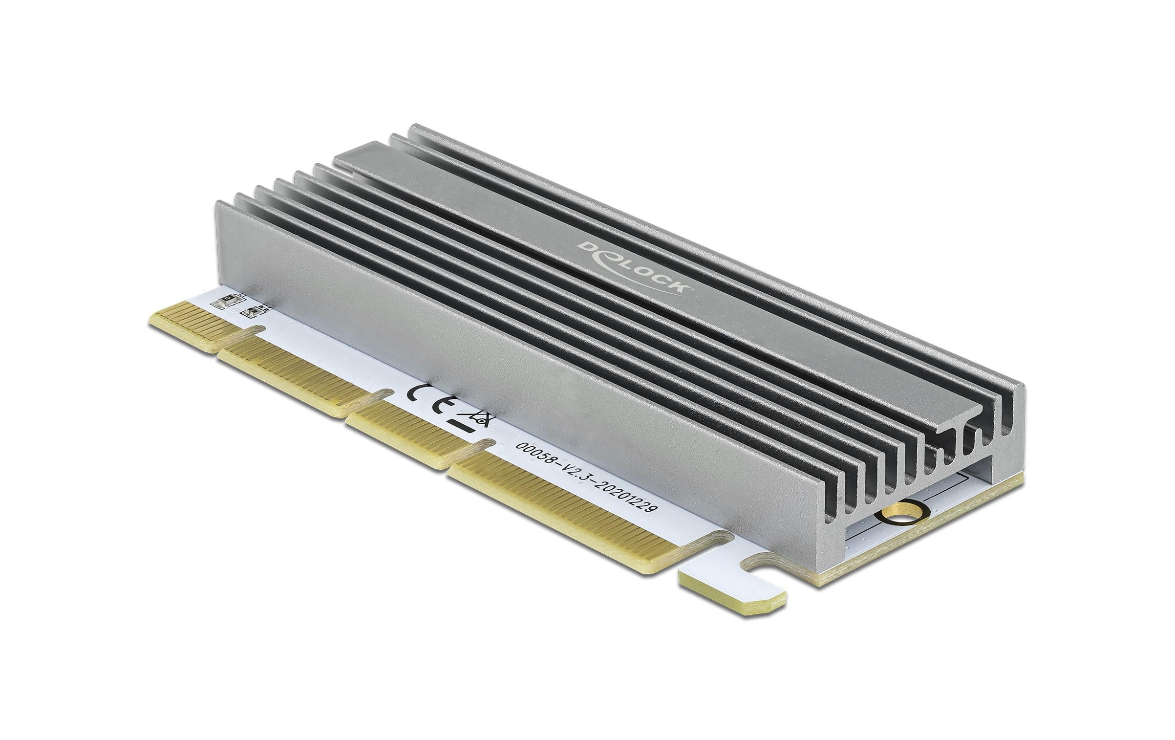 Delock Host Bus Adapter PCI Express x16 - 1x NVMe M.2 Key M