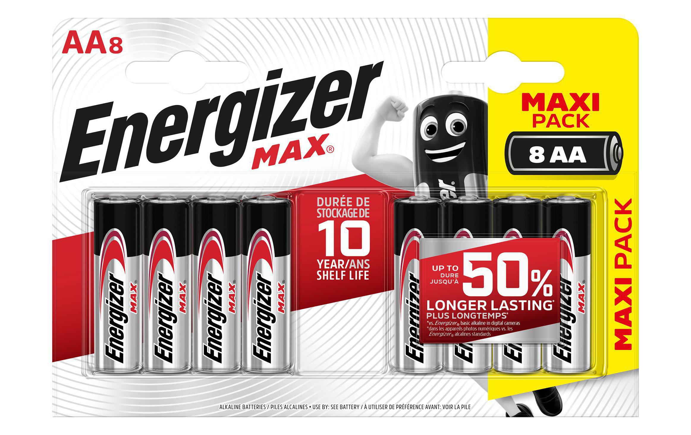 Energizer Batterie MAX AA/LR6 8 Stück Energizer Batterie MAX AA/LR6 8 Stück
