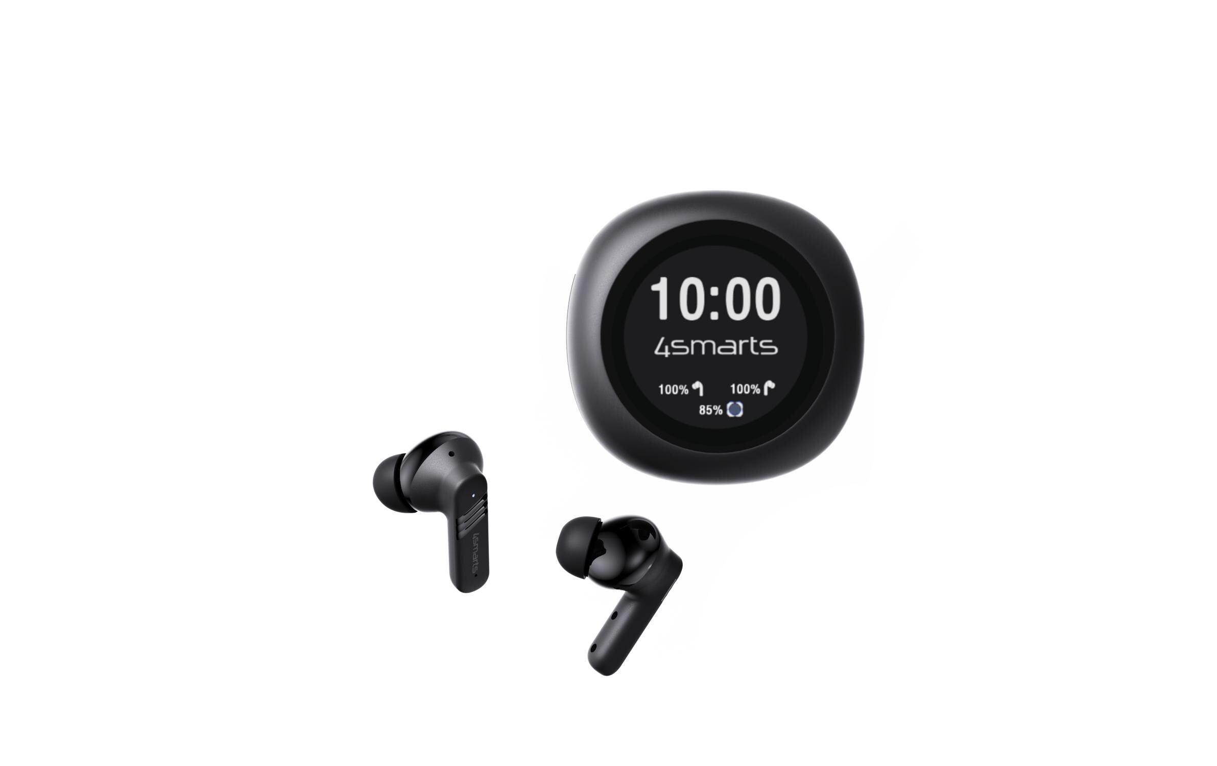 4smarts True Wireless In-Ear-Kopfhörer SkyBuds Screen Pro ANC 4smarts True Wireless In-Ear-Kopfhörer SkyBuds Screen Pro ANC