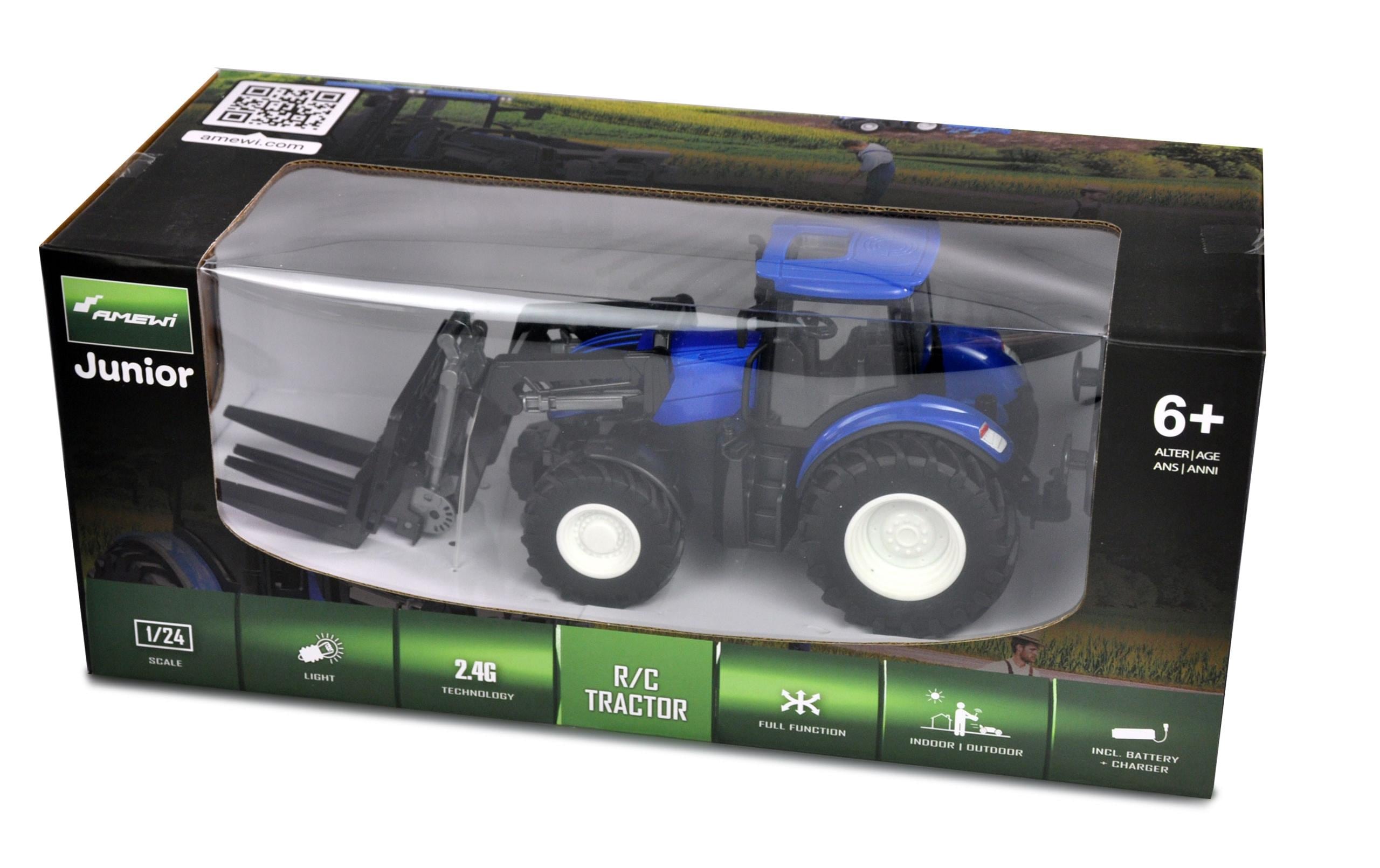 Amewi Traktor mit Palettengabel Frontlader RTR, 1:24