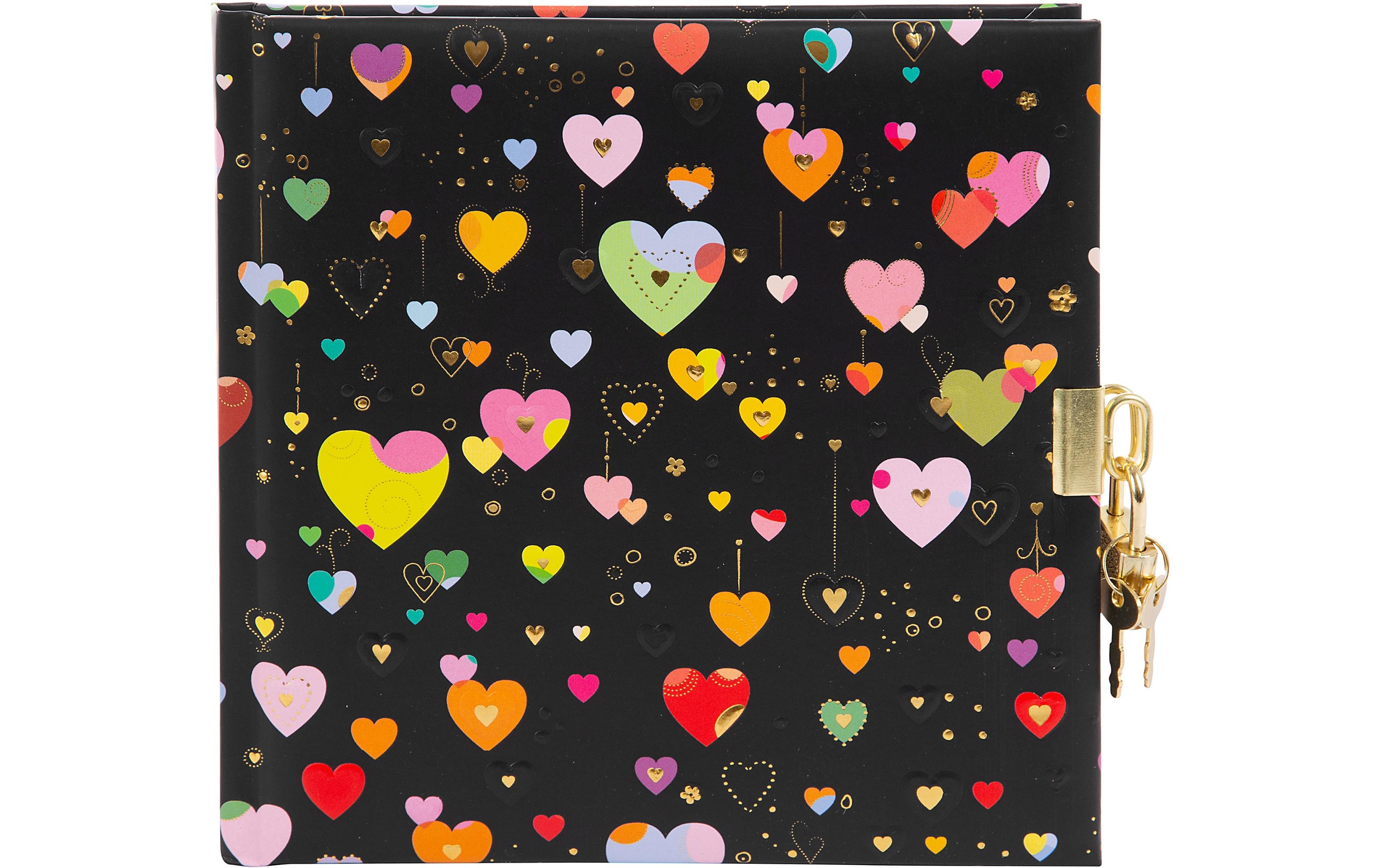 Goldbuch Tagebuch Heart dark 96 Seiten, 16.5 x 16.5 cm Goldbuch Tagebuch Heart dark 96 Seiten, 16.5 x 16.5 cm