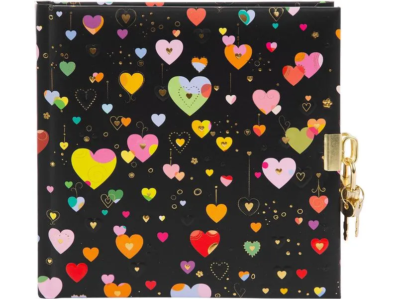 Goldbuch Tagebuch Heart dark 96 Seiten, 16.5 x 16.5 cm Goldbuch Tagebuch Heart dark 96 Seiten, 16.5 x 16.5 cm