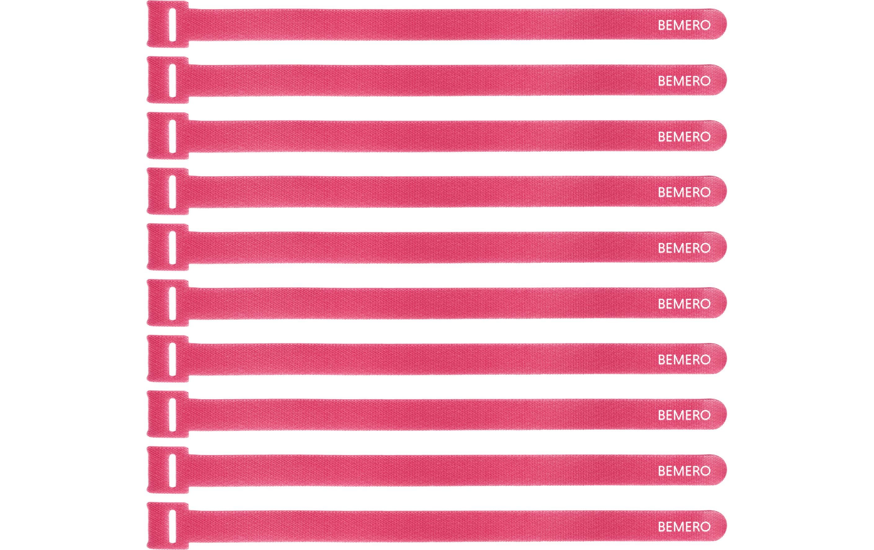 Bemero Kabelklett 30015GN-MP 10 Stück, 15 x 300 mm, Pink