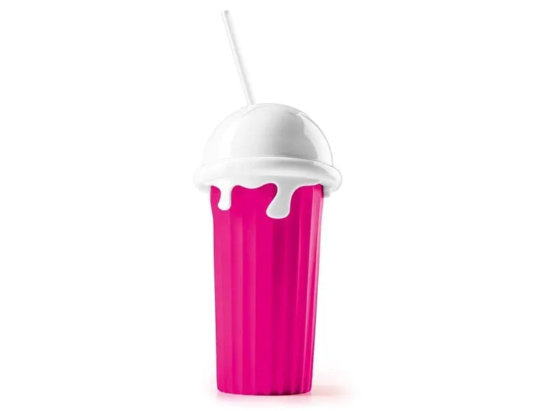 GOURMETmaxx Slushy Ice Maker 0.33 l, Weiss/Rosa GOURMETmaxx Slushy Ice Maker 0.33 l, Weiss/Rosa