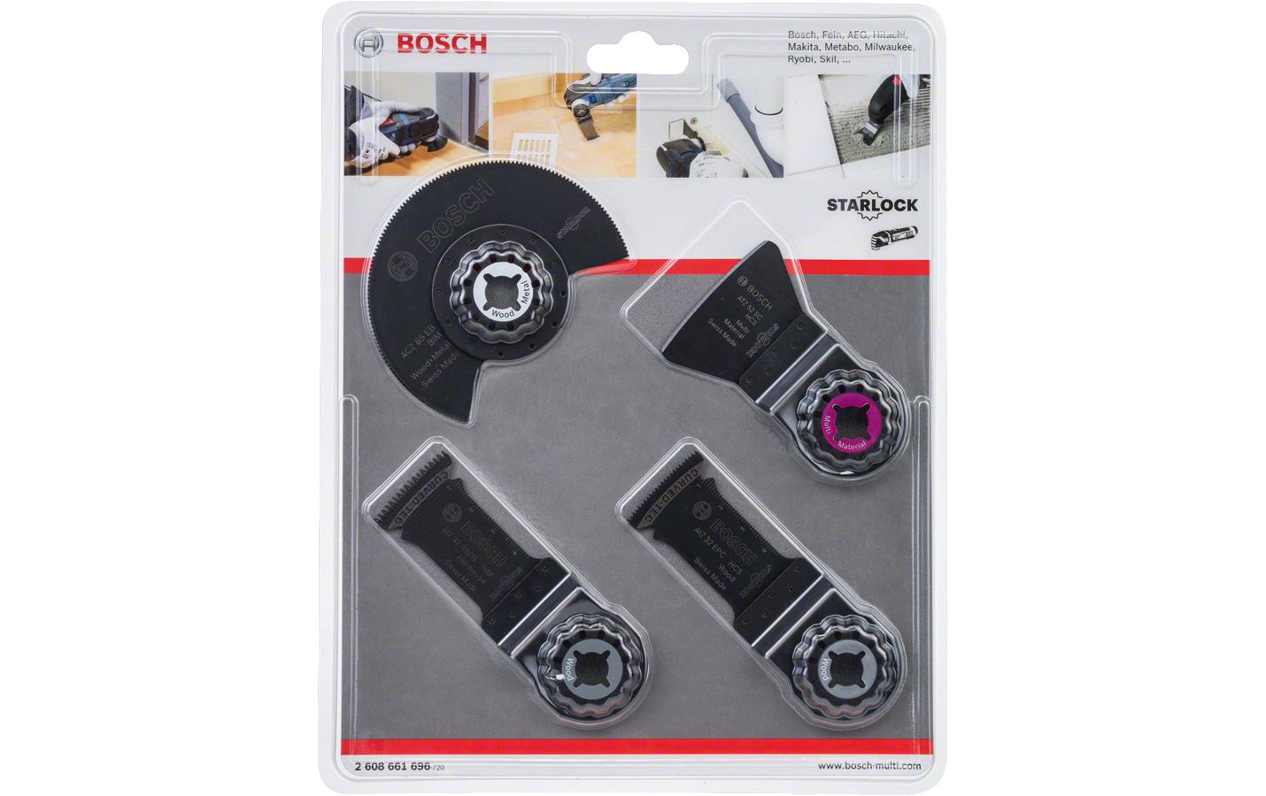 Bosch Professional Zubehörset Bodenbeläge, 4 Teile