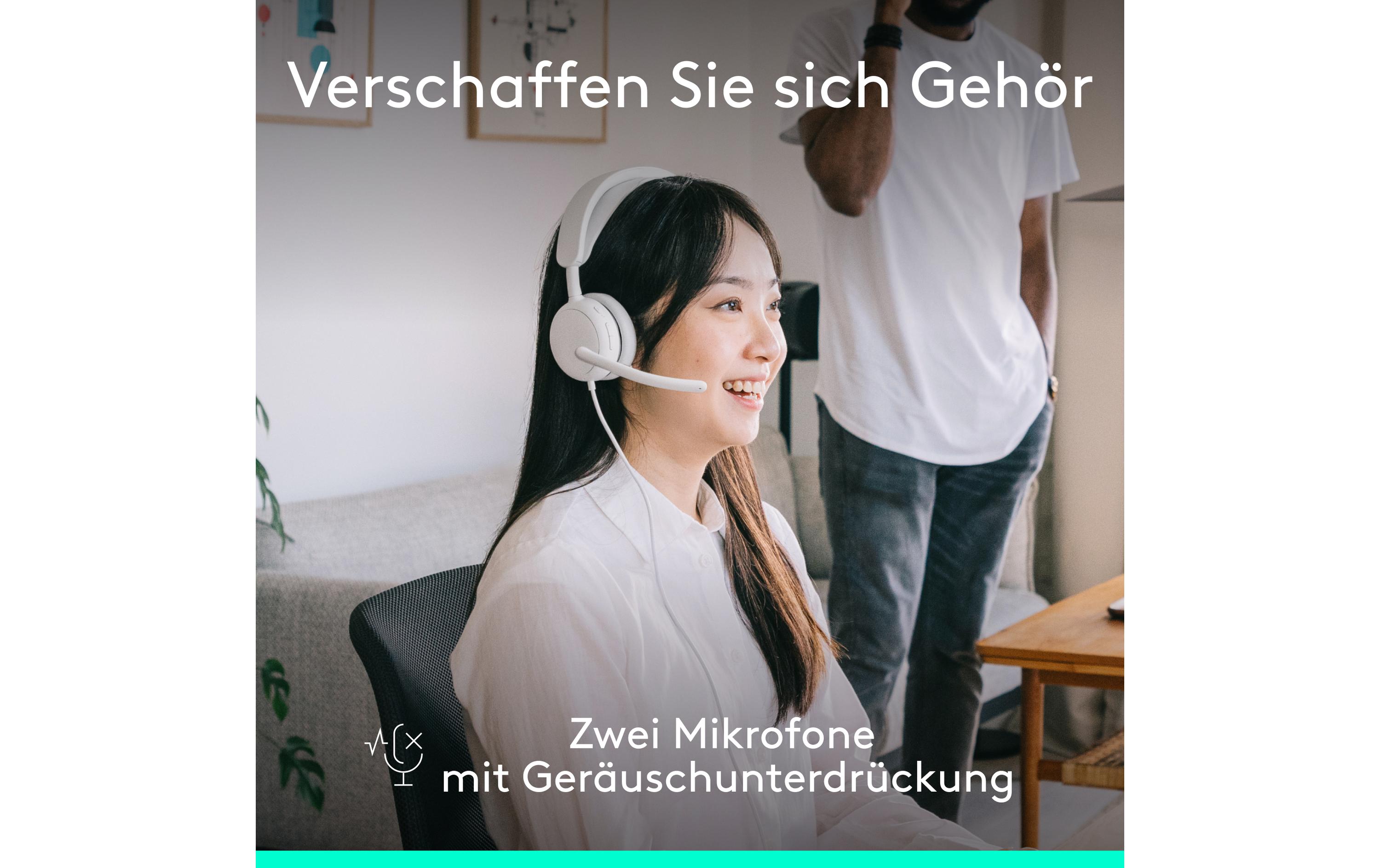 Logitech Headset Zone Wired 2 Weiss Logitech Headset Zone Wired 2 Weiss