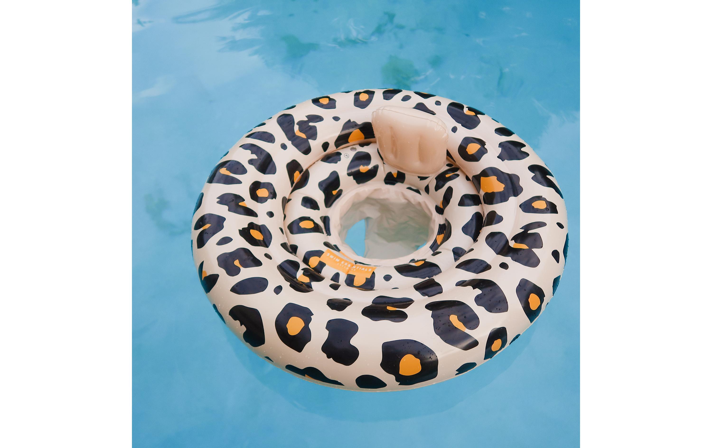Swim Essentials Schwimmsitz 0-1 Jahre Leopard Beige