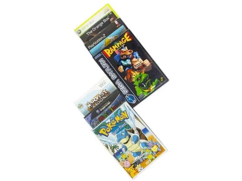 EvoRetro Kartenhülle Gehäuse 25er-Pack für Gamecube Xbox 360 Wii PS2 EvoRetro Kartenhülle Gehäuse 25er-Pack für Gamecube Xbox 360 Wii PS2