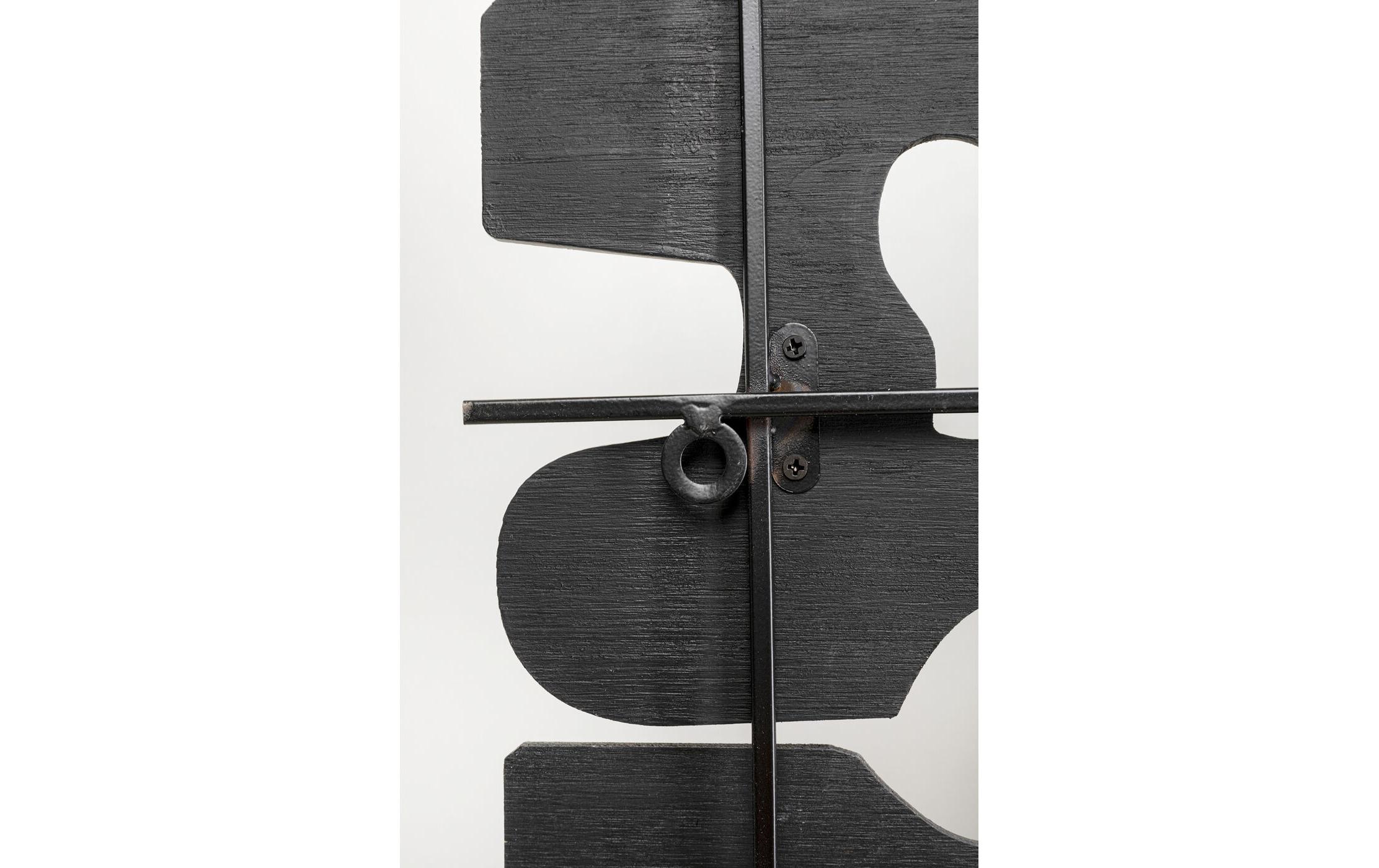 Kare Wandgarderobe Art Shapes 51 x 90 cm, Schwarz