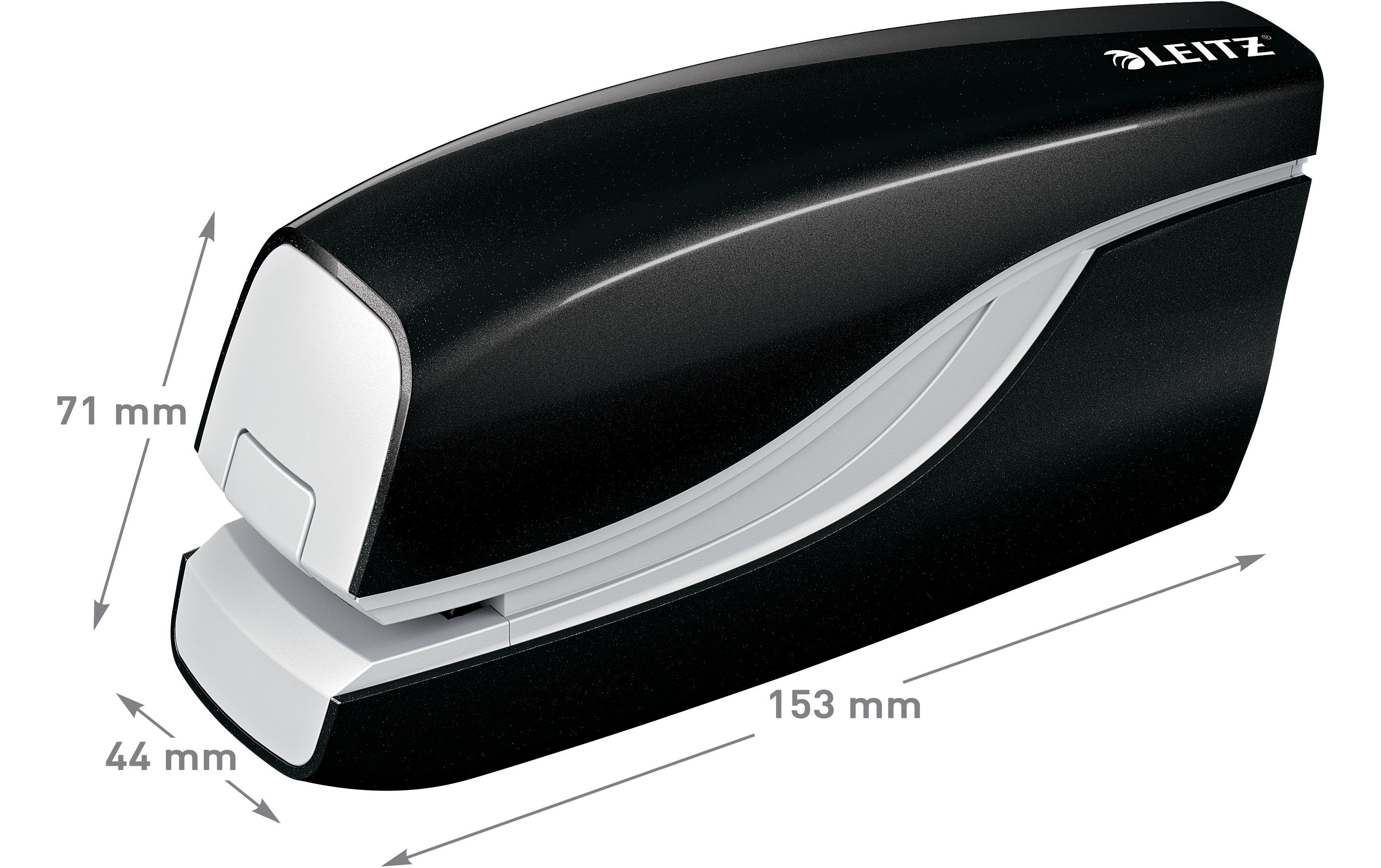 Leitz Elektrisches Heftgerät NeXXt Wow 10 Seiten, Schwarz