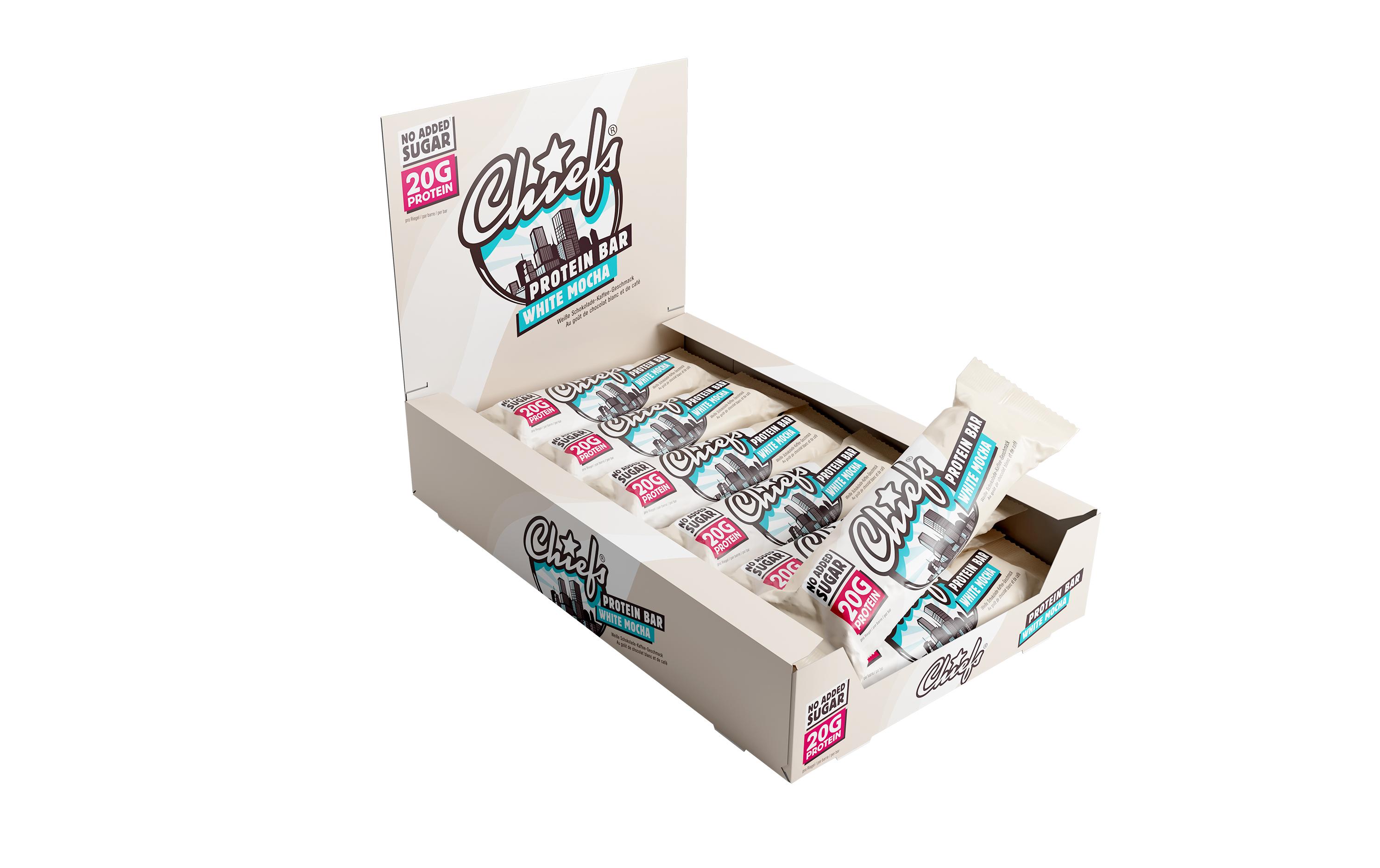 Chiefs Riegel White Mocha 12 x 55 g