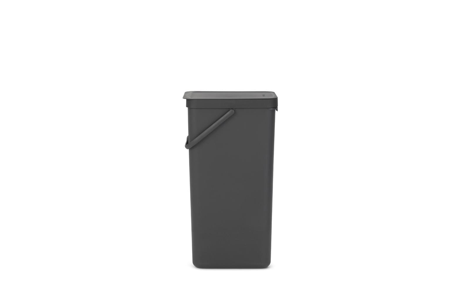Brabantia Recyclingbehälter Sort & Go 40 l, Dunkelgrau